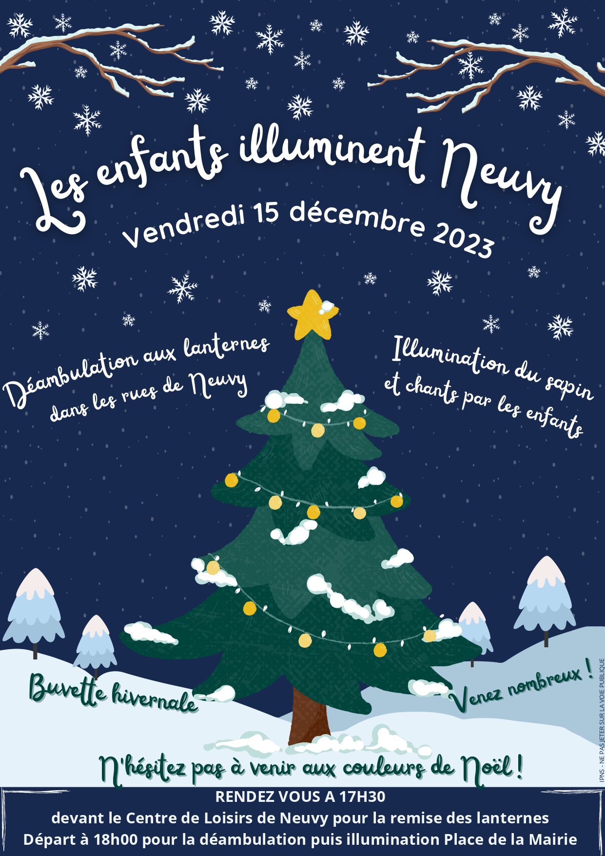 Les enfants illuminent Neuvy