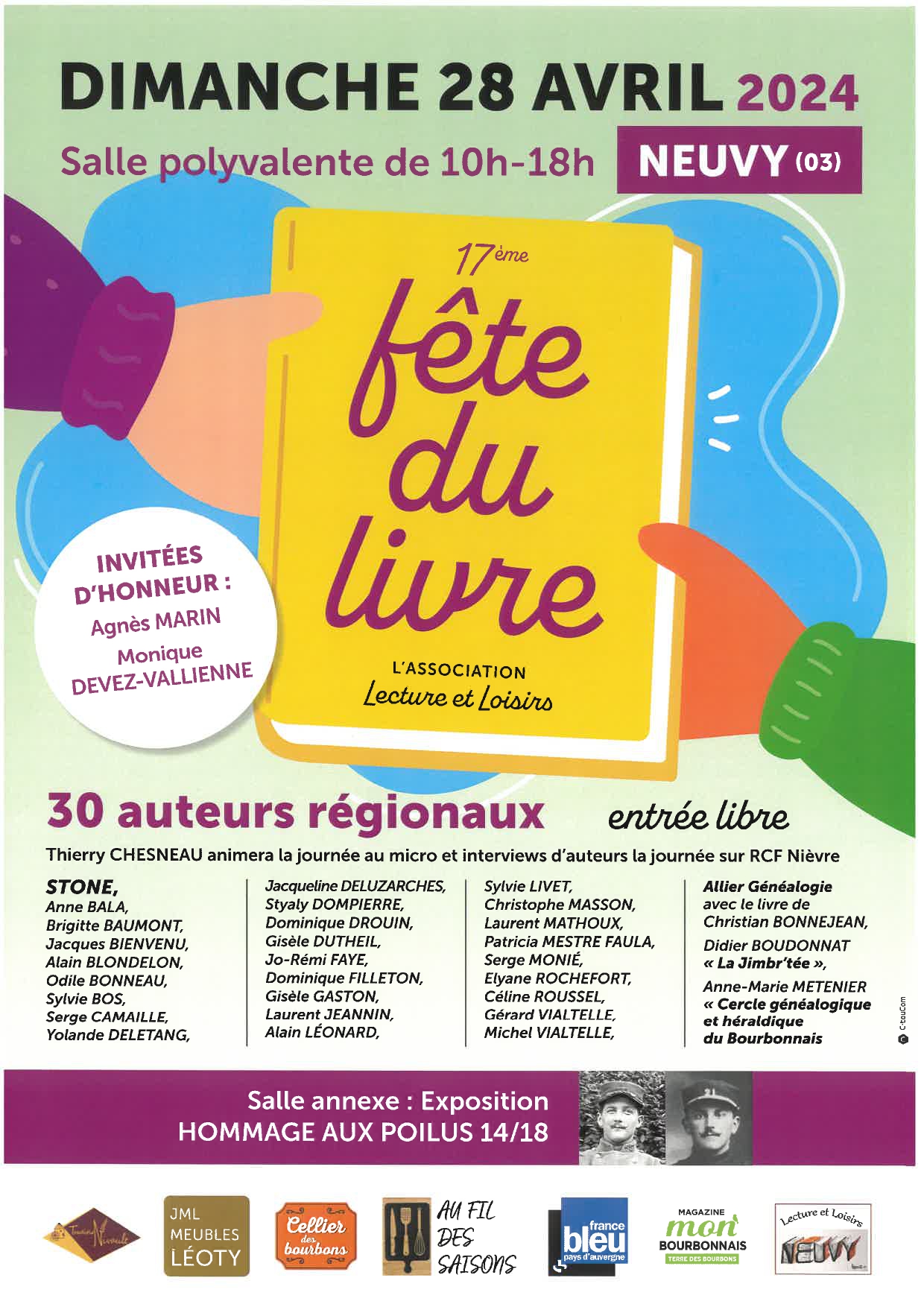 LECTURE ET LOISIRS - 17 ème FÊTE DU LIVRE