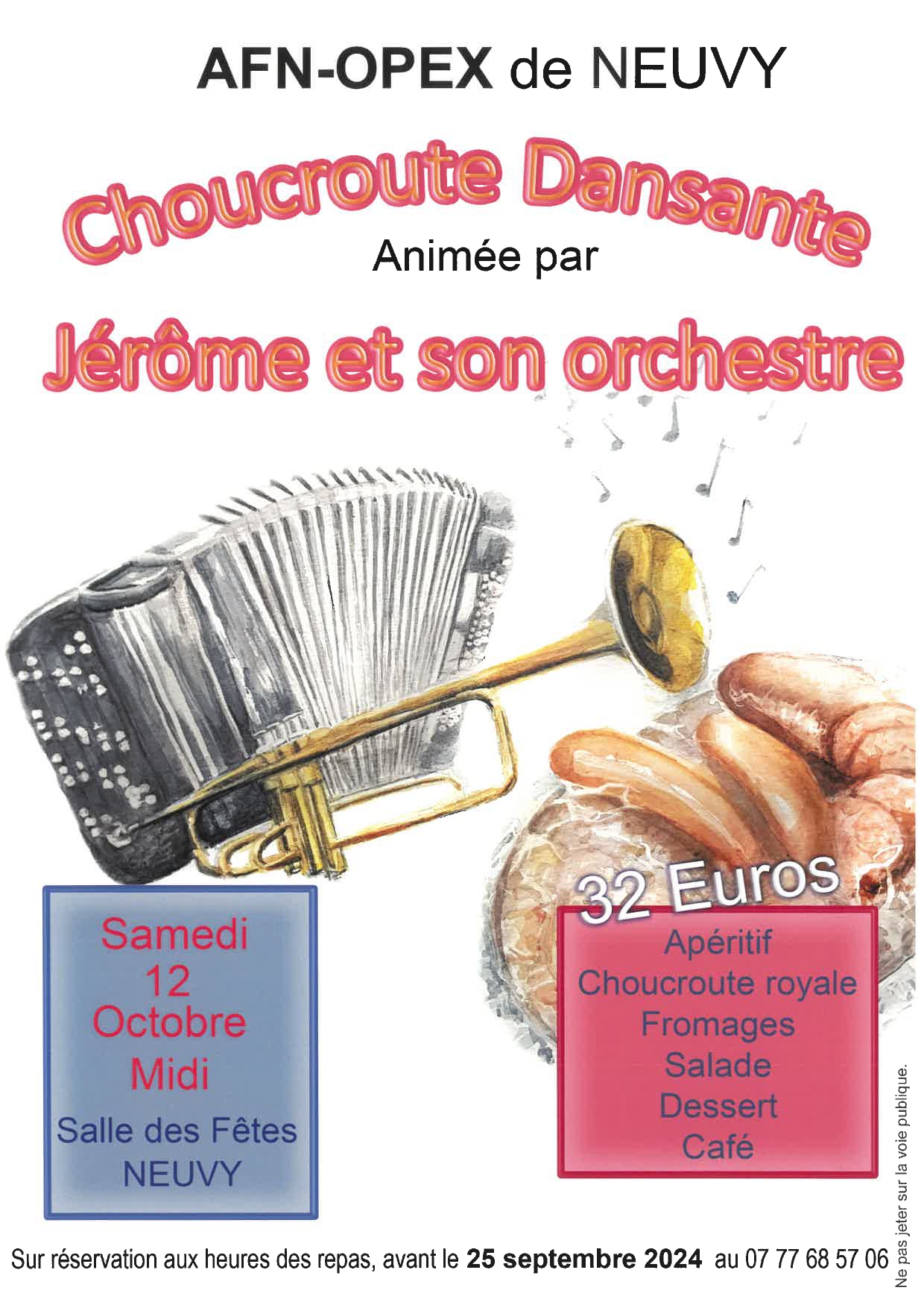 AFN-OPEX DE NEUVY - CHOUCROUTE DANSANTE