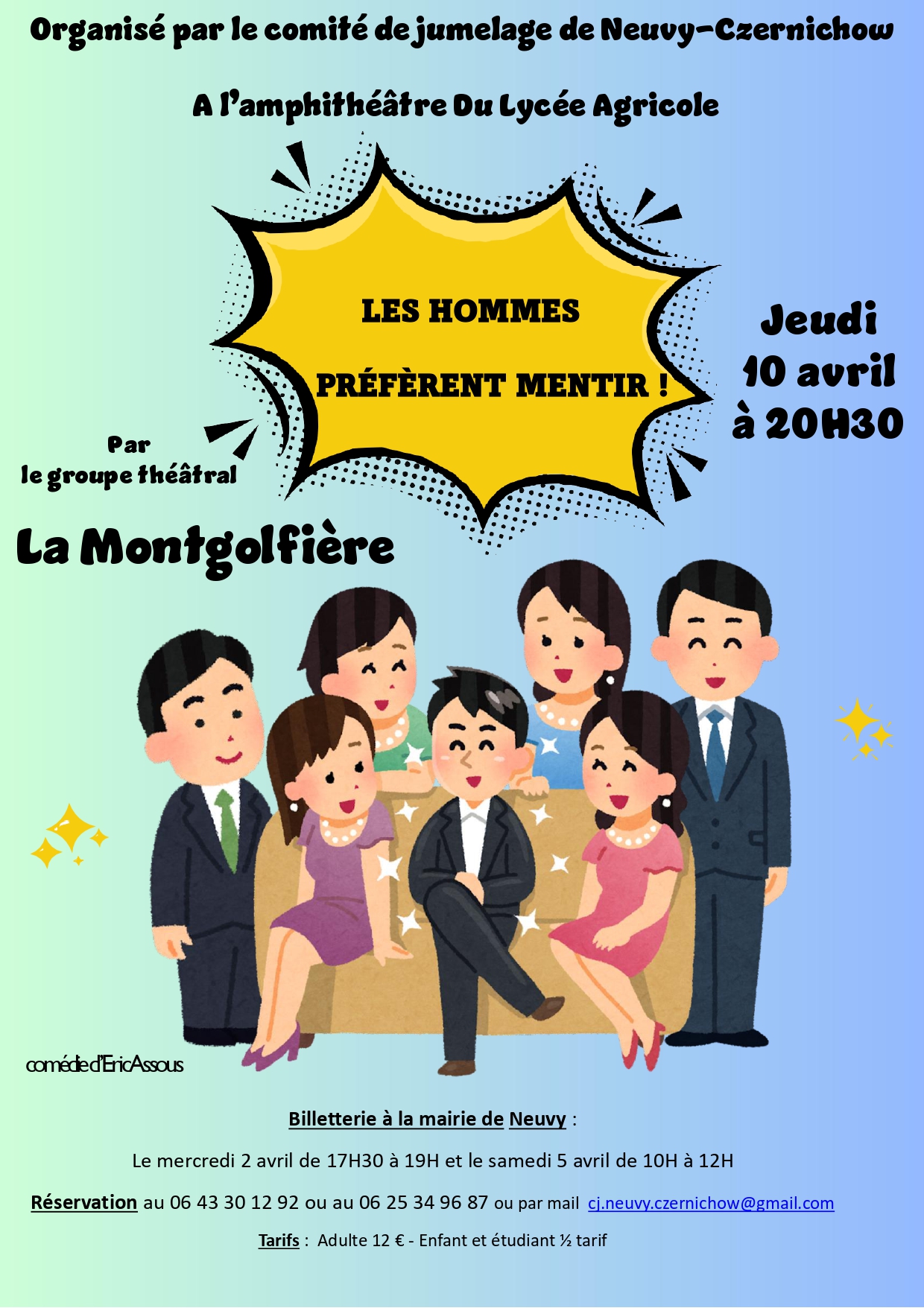 COMITÉ DU JUMELAGE - SOIRÉE THÉÂTRE