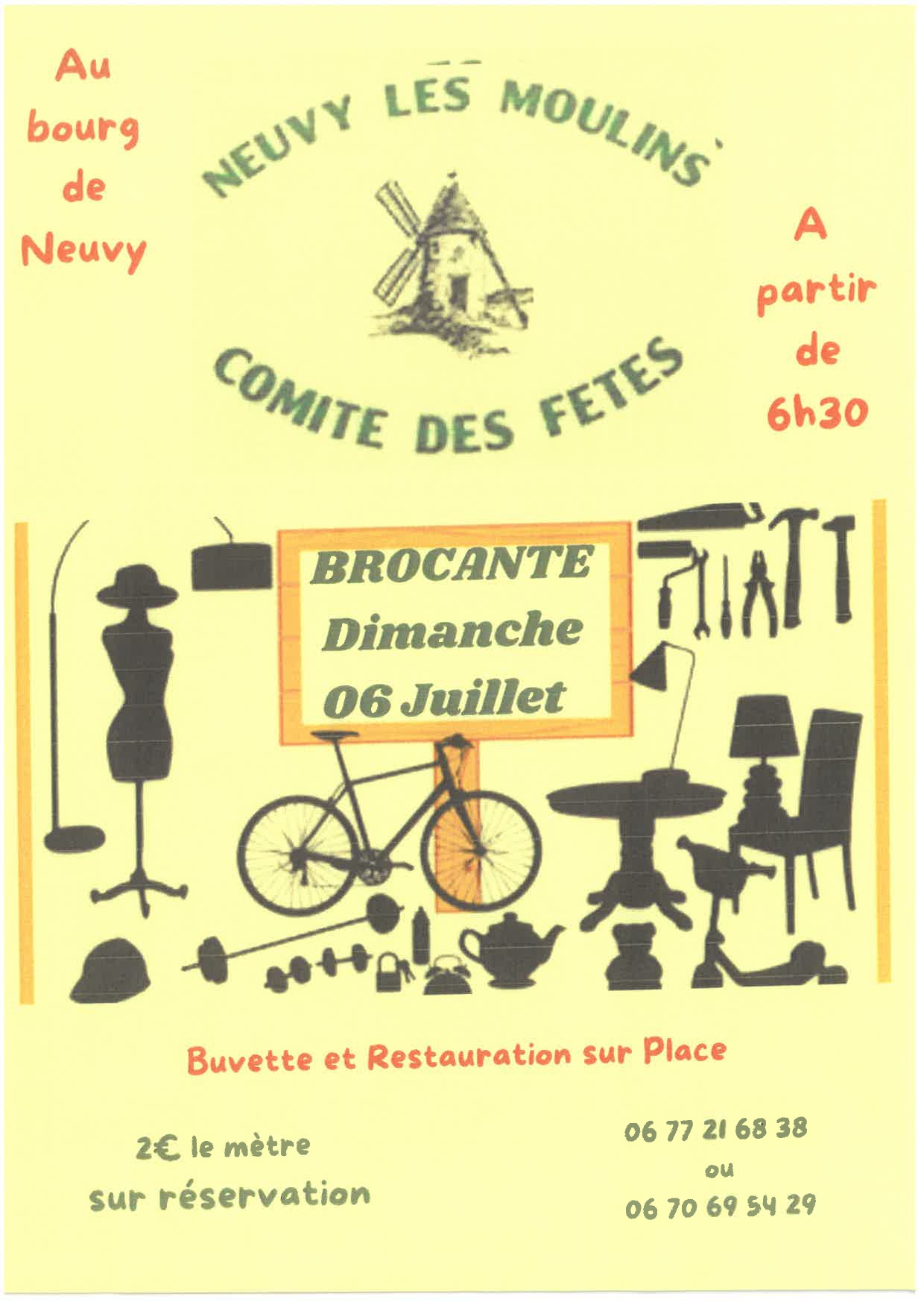 COMITÉ DES FÊTES - BROCANTE