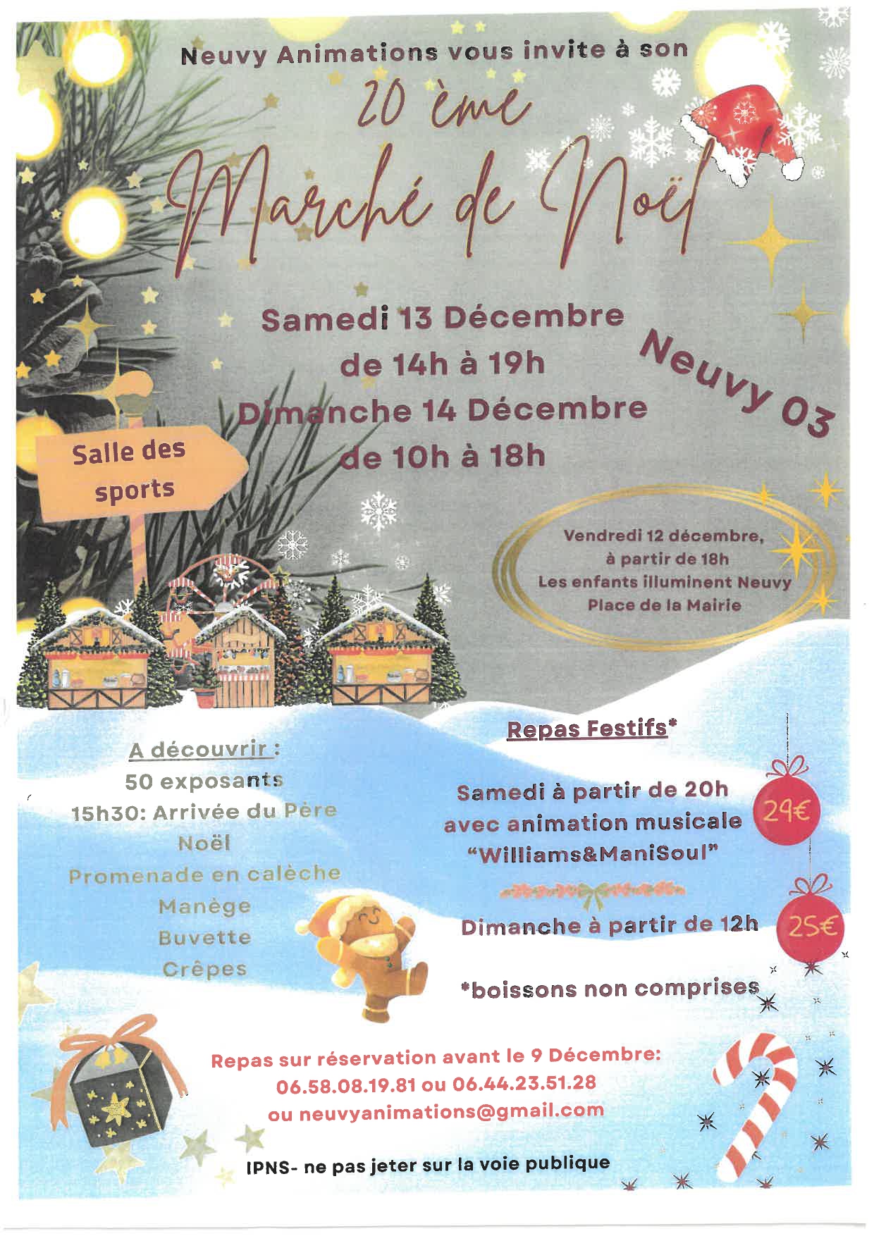 NEUVY ANIMATIONS - MARCHÉ DE NOËL