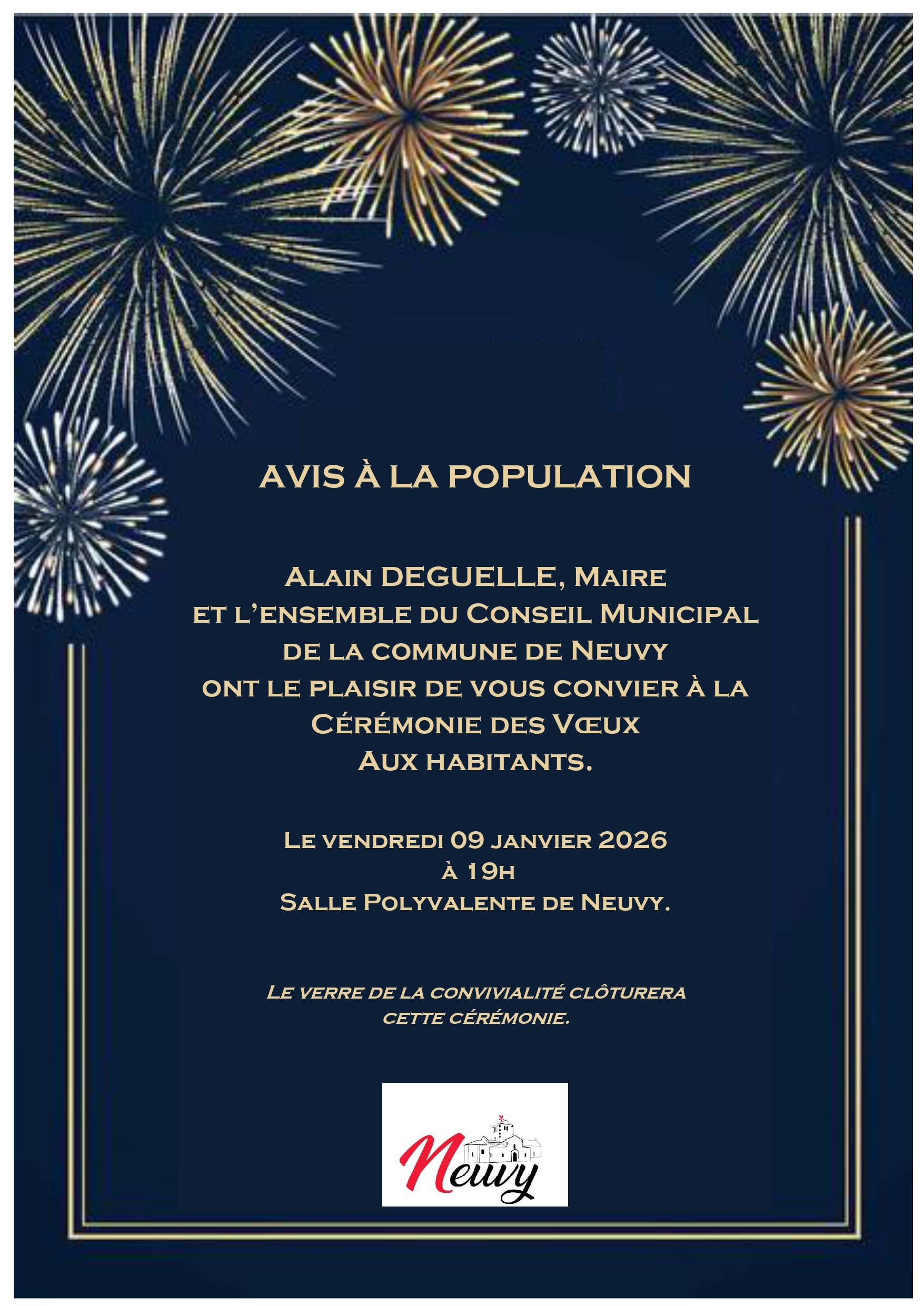 VOEUX DE LA MUNICIPALITÉ