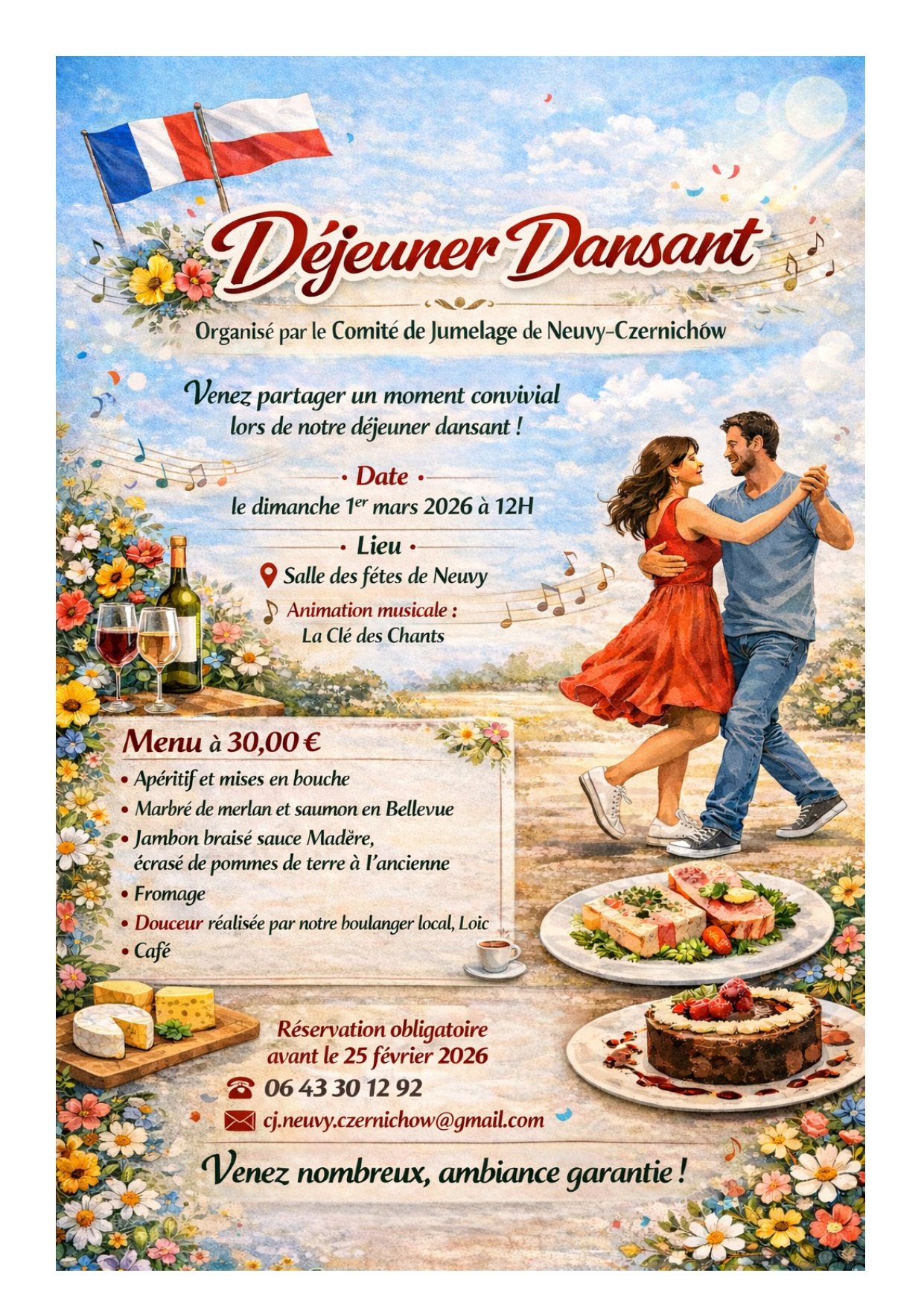 COMITÉ DE JUMELAGE - DÉJEUNER DANSANT