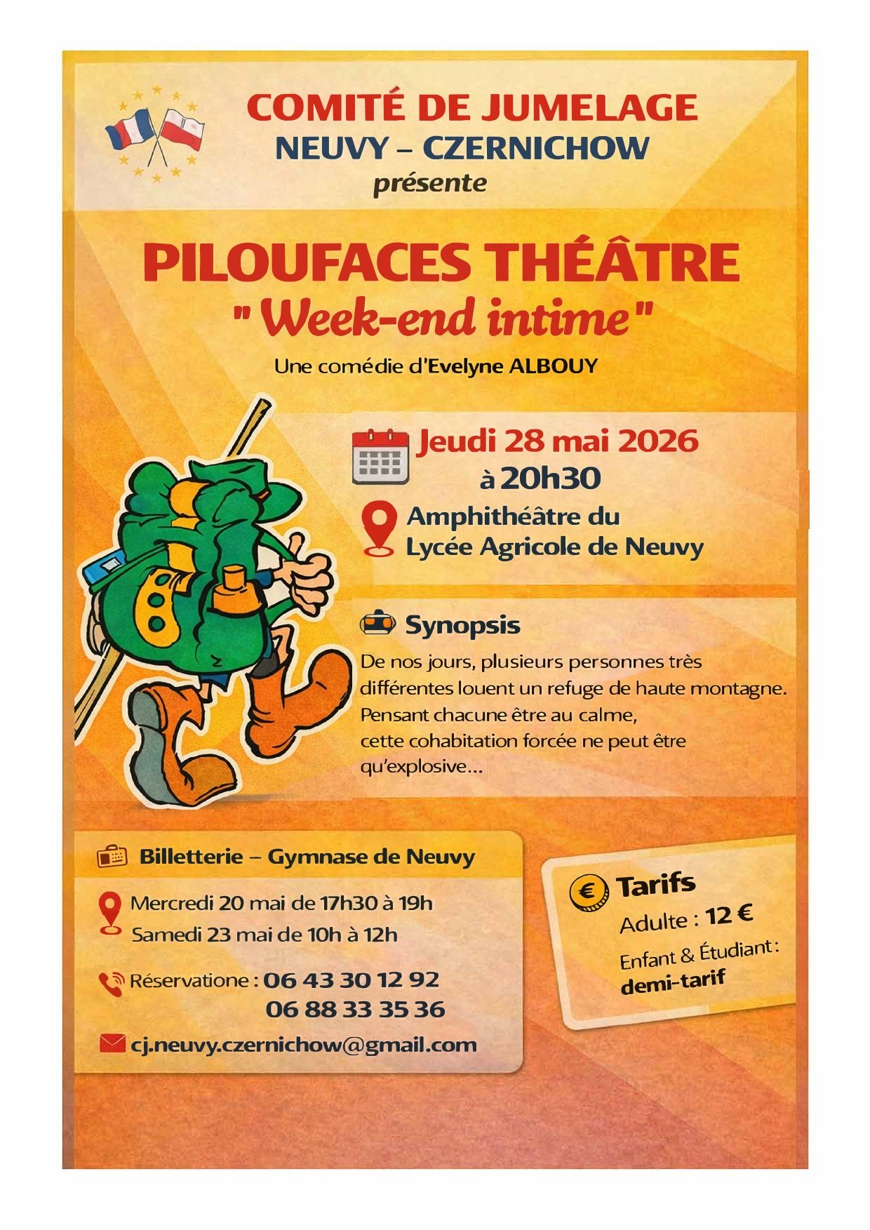 SOIRÉE THÉÂTRE - COMITÉ DE JUMELAGE