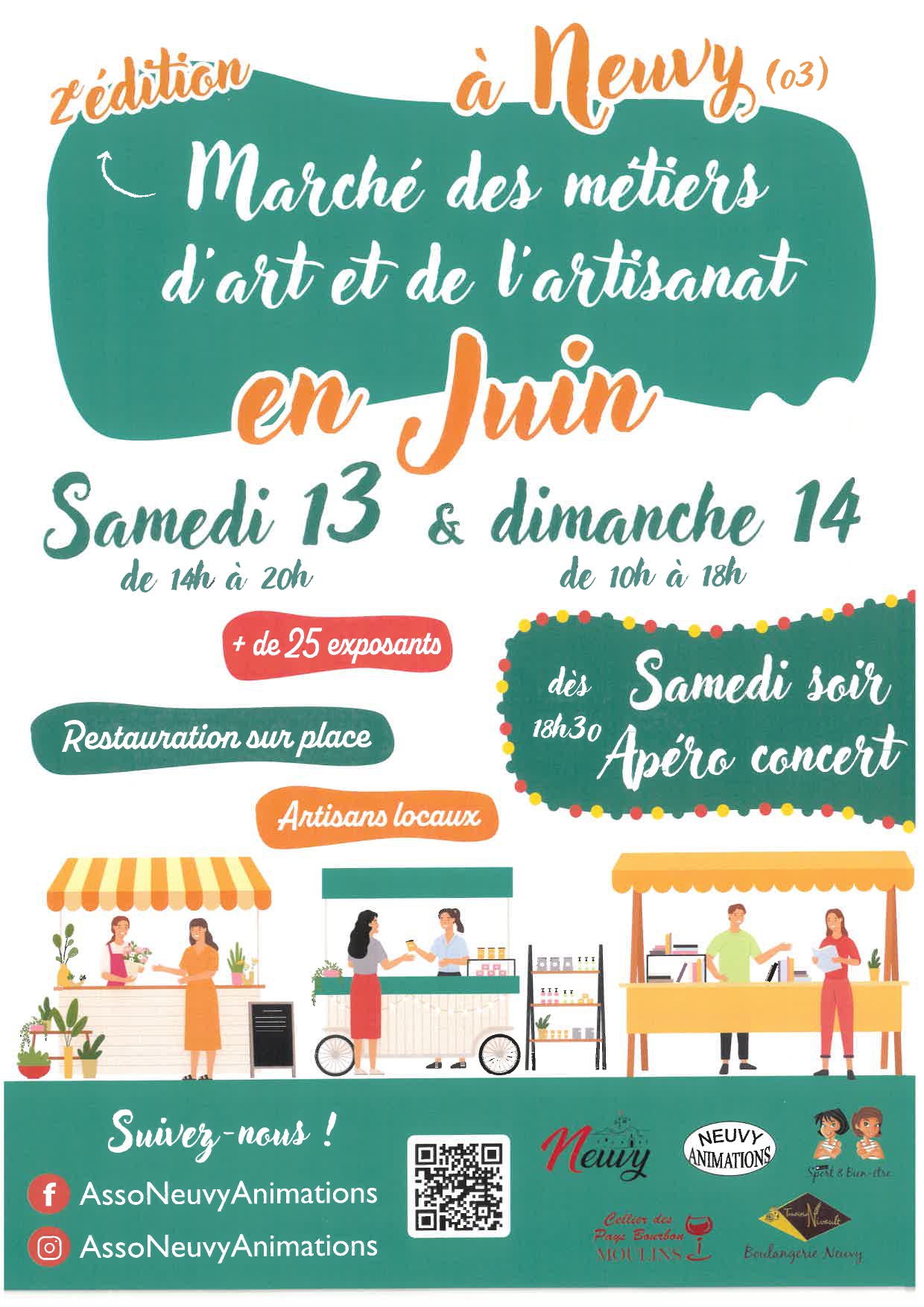 NEUVY ANIMATIONS - MARCHE DE L'ART ET DE L'ARTISANAT
