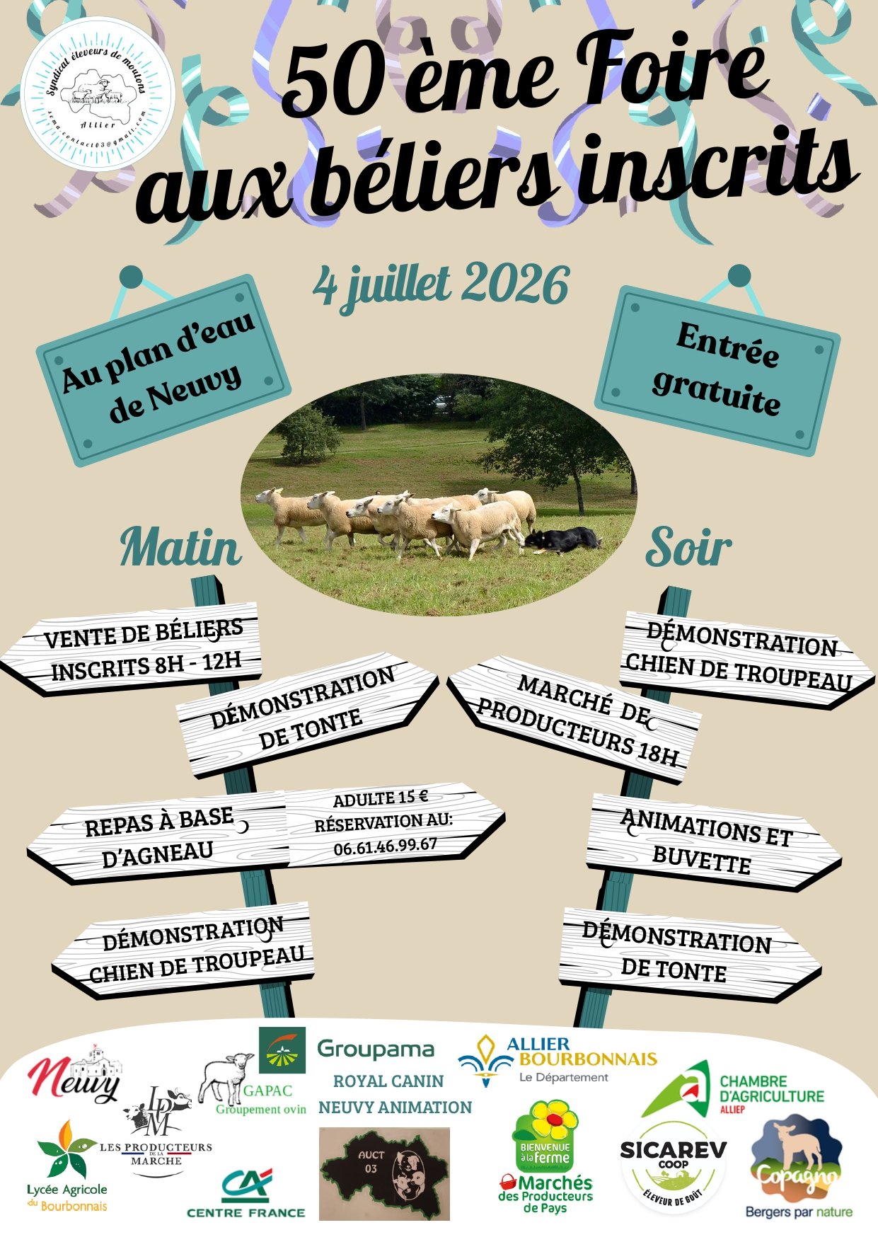 50ème FOIRE AUX BÉLIERS