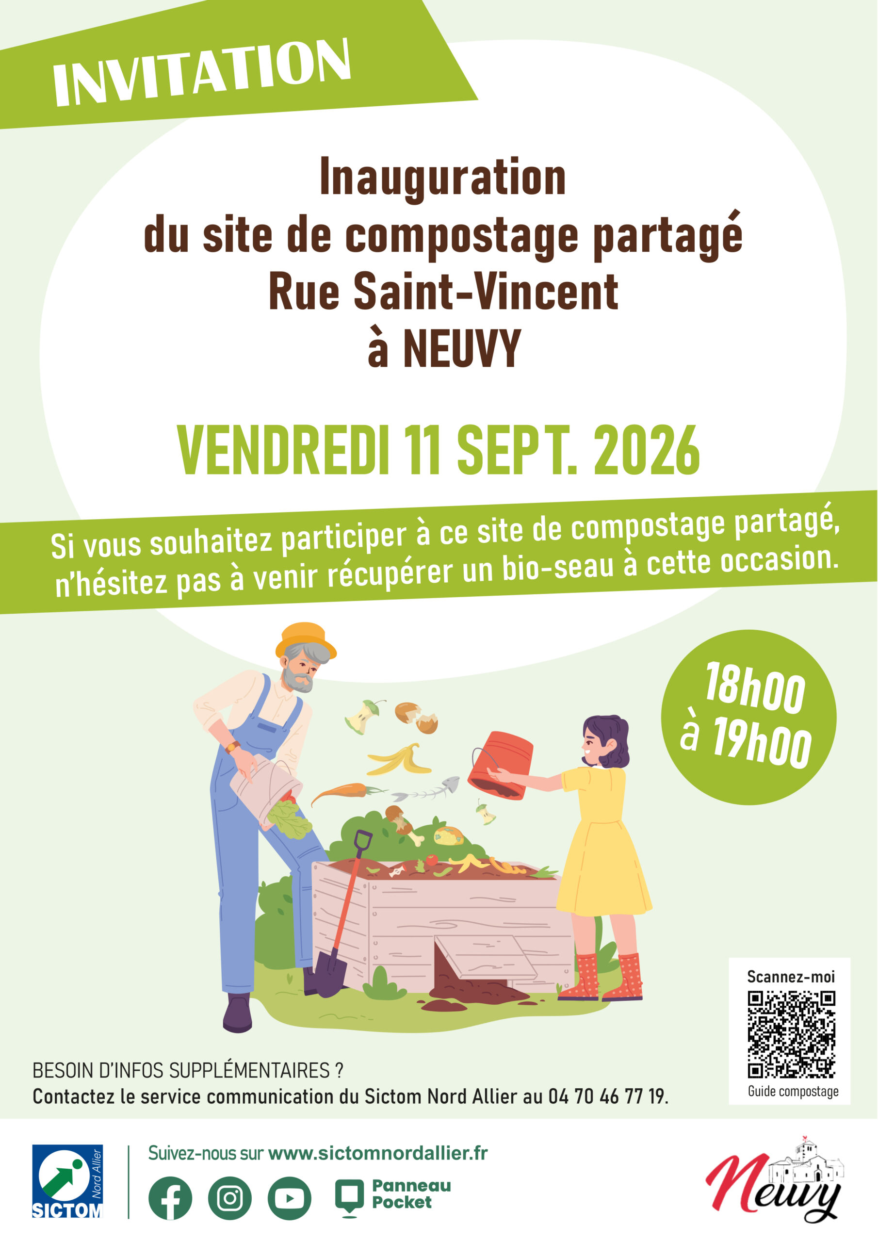 INAUGURATION DU SITE DE COMPOSTAGE PARTAGÉ